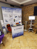 Stánek COMPEK MEDICAL SERVICES na 10. ročníku Sympozia sportovní medicíny.