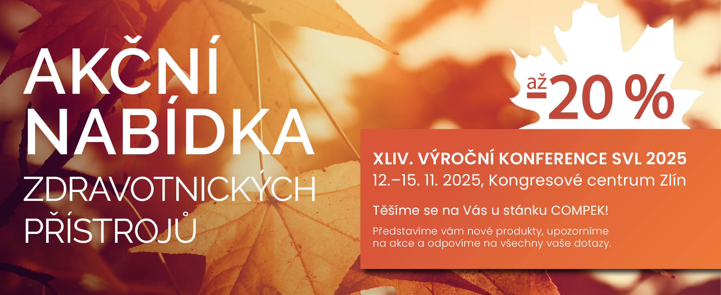 Akční nabídka podzim 2025 - SVL Zlín