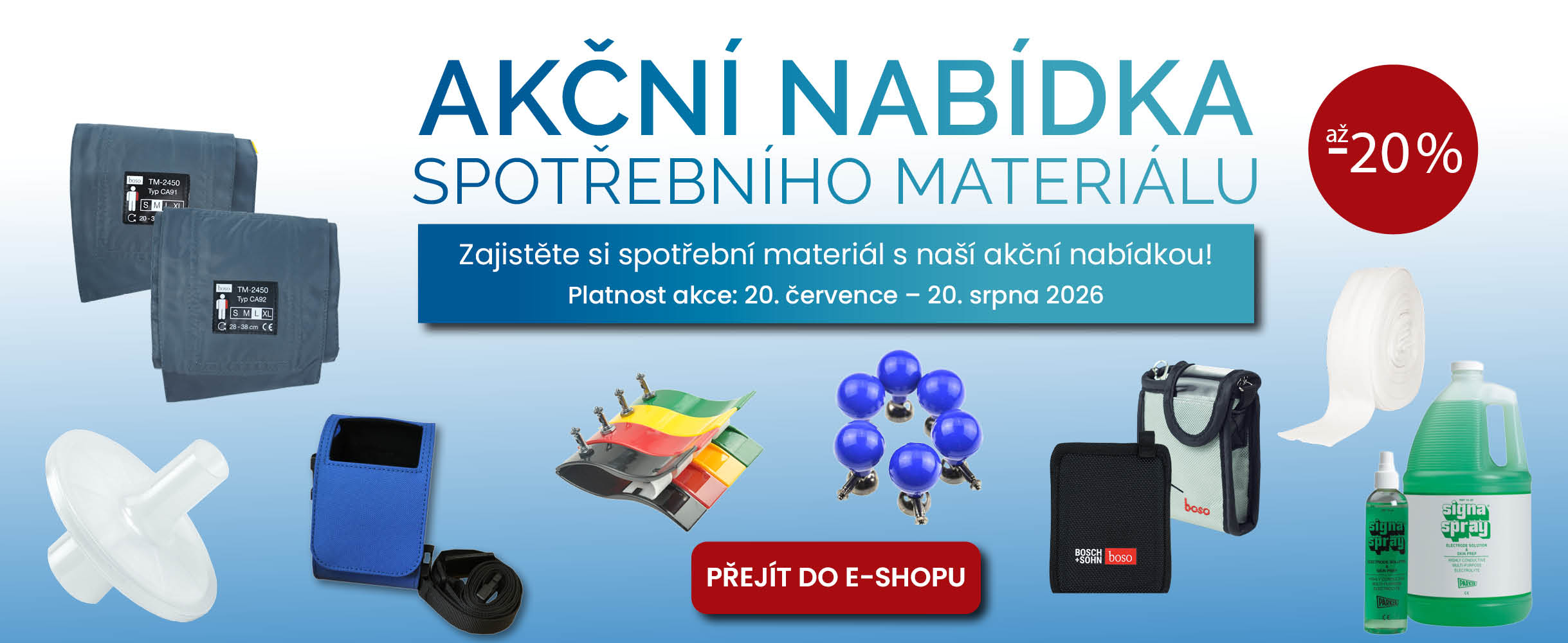 Prázdninová akční nabídku spotřebního materiálu