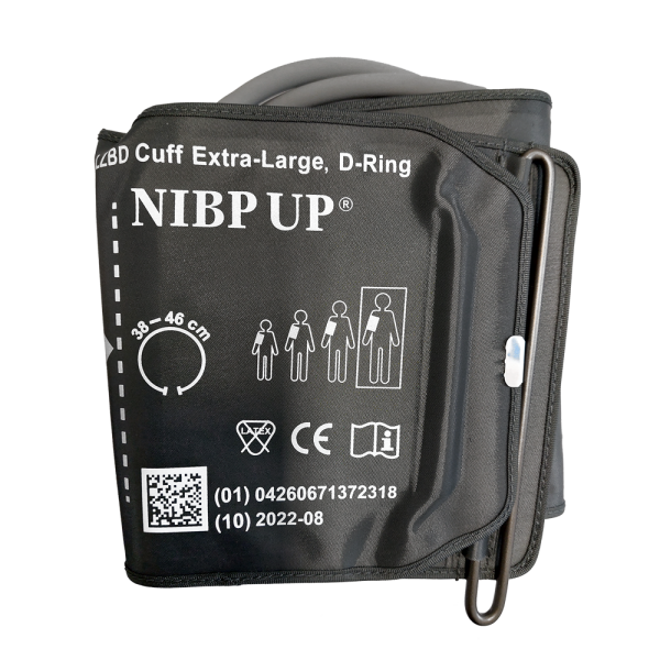 NIBP UP® LZBD manžeta, extra velká, D spona (o 38-46 cm)
