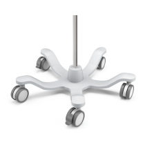 Infuzní stojan, teleskopický - detail základny Infuzní stojan IVS5-003