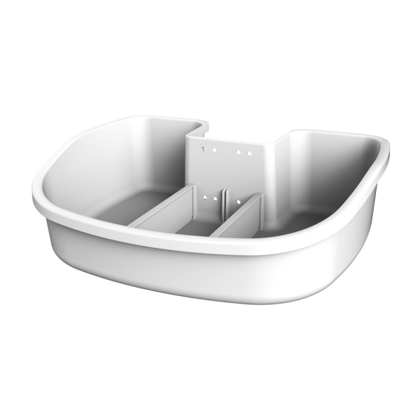 Plastový zásobník s dělícími příčkami