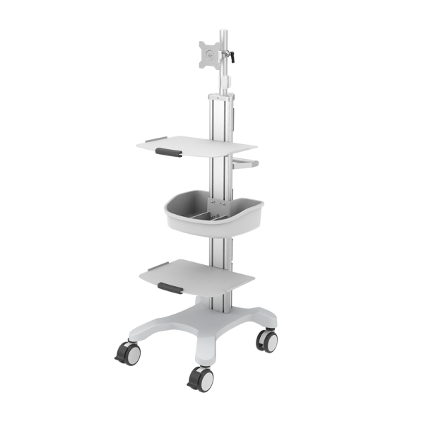 Přístrojový vozík EC-005M s držákem monitoru