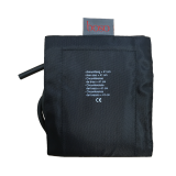 Manžeta boso, 41 a více cm, úzká, stehenní, jednohadicová, černá