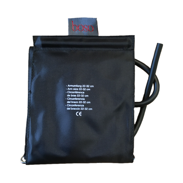 Manžeta boso, 22-32cm, standardní, jednohadicová, černá, s fonendoskopem