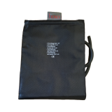 Manžeta boso, 33-41cm, velká, jednohadicová, černo-červená