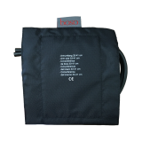 Manžeta boso, 33-41 cm, extra velká, dvojitá hadice, černá