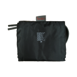 Manžeta boso, 41 a více cm, široká, stehenní, dvojitá hadice, černá