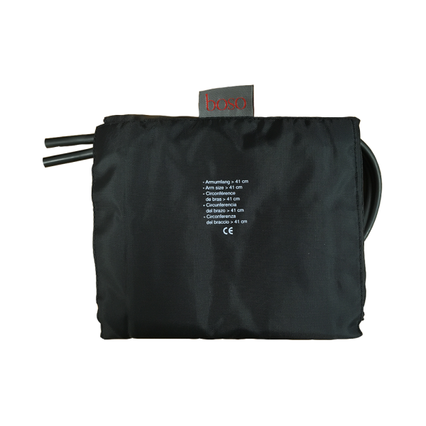 Manžeta boso, 41 a více cm, široká, stehenní, dvojitá hadice, černá