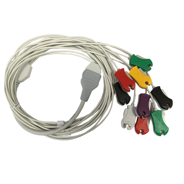 Pacientský kabel kleštinkový k EKG custo cardio 300 USB/BT, HDMI konektor