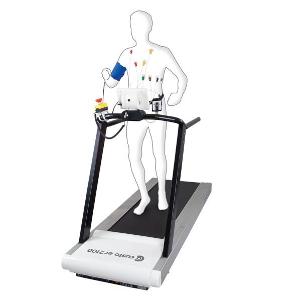 Zátěžové PC-EKG custo cardio 300 BT/USB, komplet