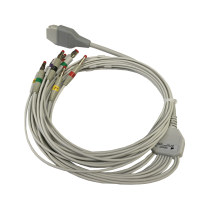 Pacientský kabel banánkový k EKG custo cardio 300 USB, HDMI konektor