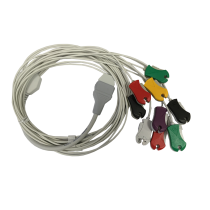 Pacientský kabel kleštinkový k EKG custo cardio 300 USB, HDMI konektor