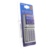 Nabíječka Panasonic vč. 4 akumulátorů Eneloop AA, 1.900 mAh
