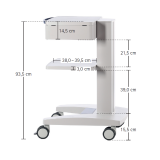 Přístrojový vozík ergocar basic 4