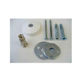 Univerzální lišta - medišína, 400 mm, bílá, na zeď