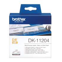 Štítky Brother DK-11204, 17 x 54mm, 400 ks Štítky Brother DK-11204, 17 x 54 mm, 400 ks