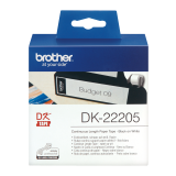 Papírová role Brother DK-22205, bílá, 62 mm x 30,48 m