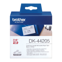 Papírová role Brother DK-44205, bílá, 62 mm x 30,48 m Papírová role Brother DK-44205, bílá, 62 mm x 30,48 m