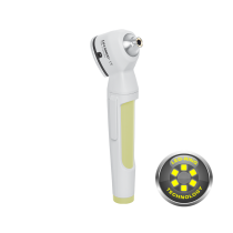 Otoskop LuxaScope Auris LED Colour Edition, bílo-žlutý