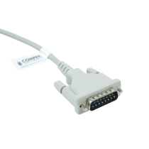 Konektor DSub pacientského kabelu EKG Pacientský kabel banánkový k PC EKG, DSub konektor, bez defibrilační ochrany