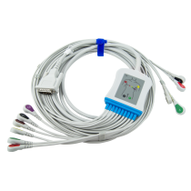 Pacientský kabel snapový k PC EKG, DSub konektor, s defibrilační ochranou