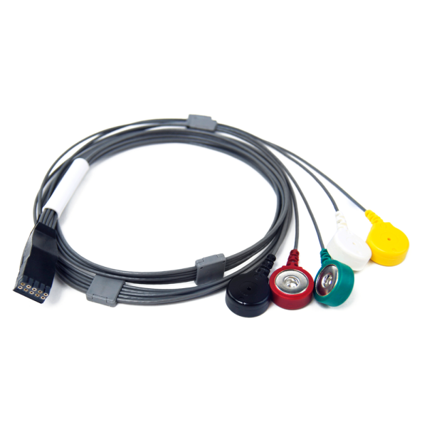 Pacientský kabel 2 kanály - 5 svodů pro záznamník Holter EKG Medset TELESMART