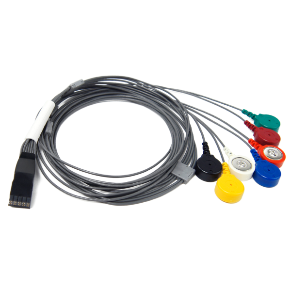Pacientský kabel 3 kanály - 7 svodů pro záznamník Holter EKG Medset TELESMART
