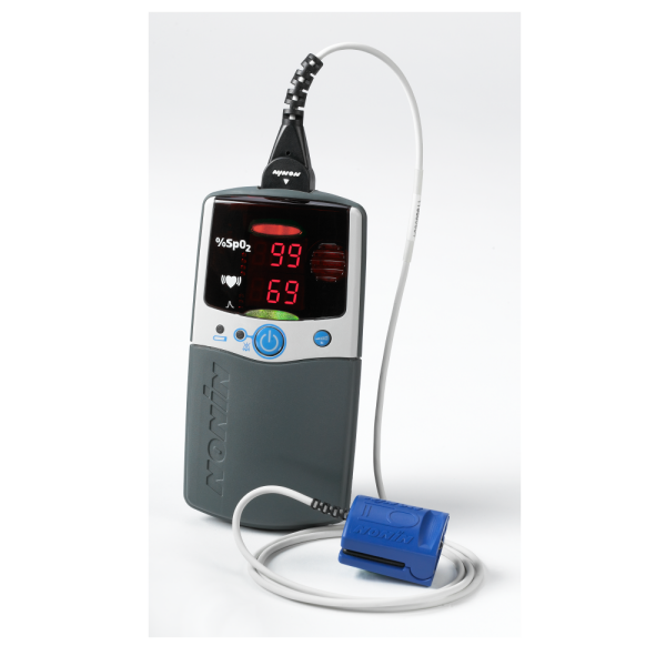 Oxymetr Nonin 2500 PalmSAT a alarmy a senzorem 8000AA pro dospělé