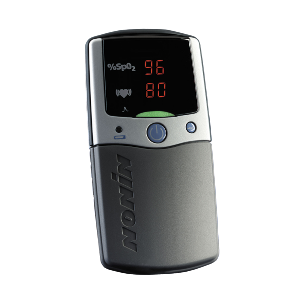 Oxymetr Nonin 2500 PalmSAT bez alarmů, s flexibilním senzorem 8008J pro kojence