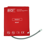 Manžeta střední, pletysmograf AngE Pro 4/8, červená