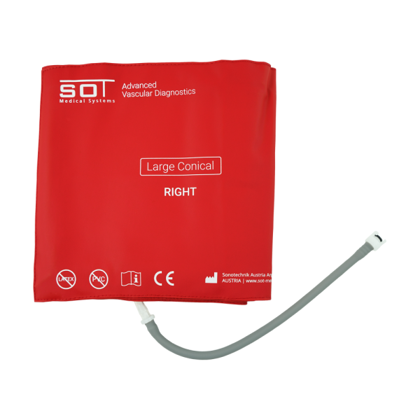 Manžeta velká, pletysmograf AngE Pro 4/8, červená