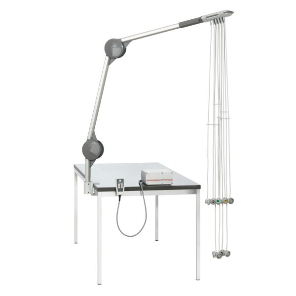 Strässle DT80B, stolní, podtlakový elektrodový EKG systém